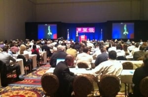 Keynote speaker, Wes Schaeffer, The Sales Whisperer®, at ICCFA Las Vegas.